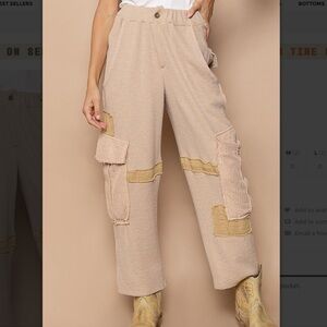 New POL Waffle Knit Slouchy
Cargo Pants
